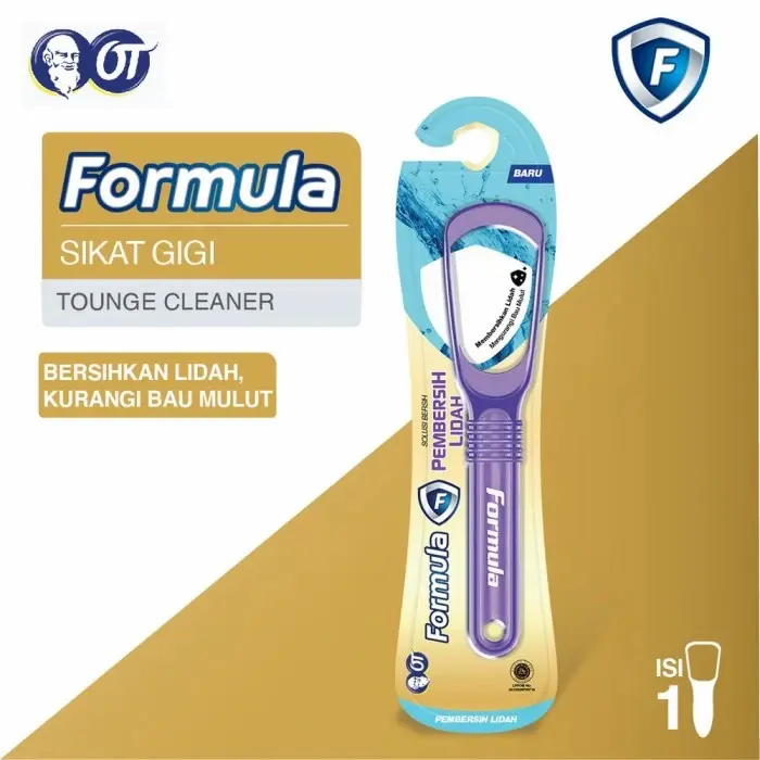 Pembersih Lidah FORMULA, Mengurangi Bau Mulut