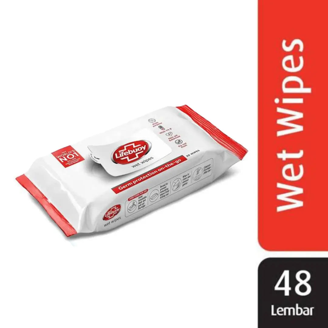 Lifebuoy Wet Wipes Anti Bacterial 48's