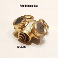 Gambar NOZZLE SPUYER SPRAYER ELEKTRIK manual copper 4 kepala 112 dari aneka multi Kota Tangerang 3 Tokopedia