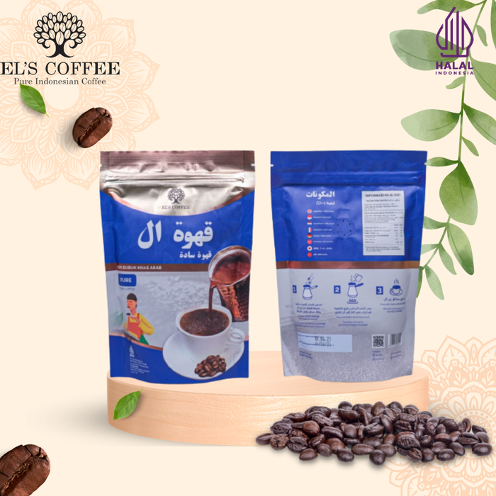 Gambar EL'S COFFEE KOPI ARAB PURE PLAIN COFFEE 200gr dari El's Coffee Kota Bandar Lampung Tokopedia
