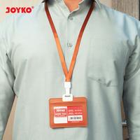 Gambar ID Card Holder Name Tag holder Tempat ID Card Kulit LANDSCAPE JOYKO NT - Cokelat dari warungtools Kota Administrasi Jakarta Utara 3 Tokopedia