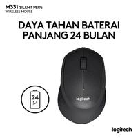 Gambar Logitech M331 Mouse Wireless Silent Click dari JnJ Online Kota Administrasi Jakarta Pusat 5 Tokopedia