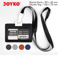 Gambar ID Card Holder Name Tag holder Tempat ID Card Kulit LANDSCAPE JOYKO NT - Cokelat dari warungtools Kota Administrasi Jakarta Utara 5 Tokopedia