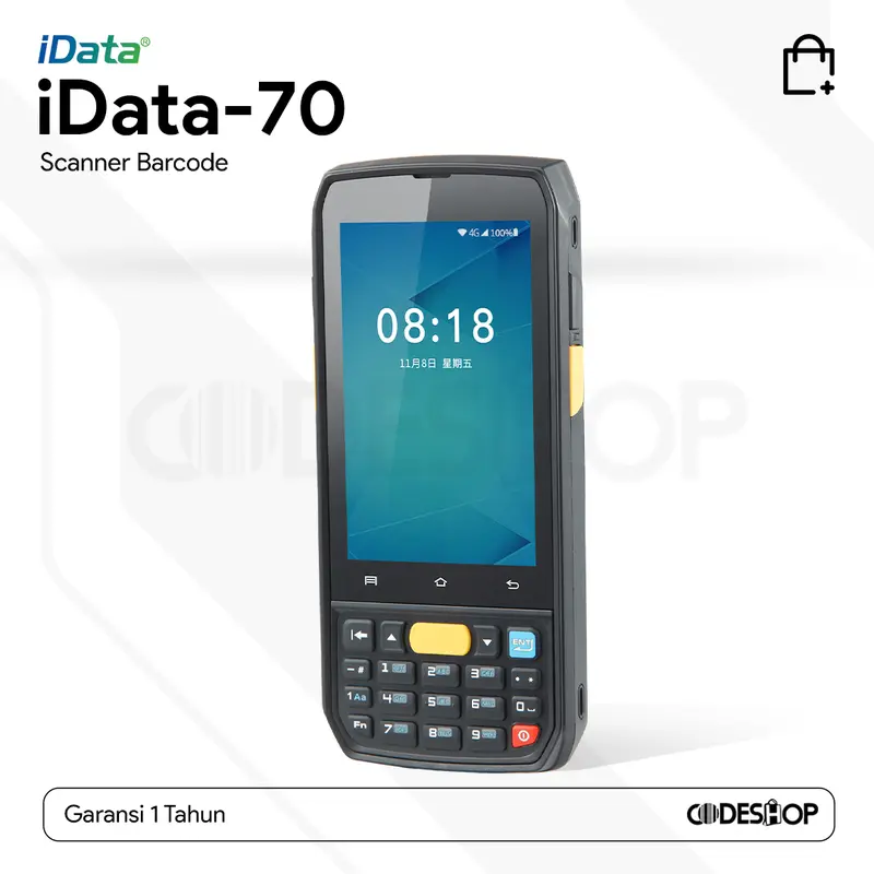 iData 70 Mobile Computer Barcode Scanner 2D PDT Android Terminal IP65 0