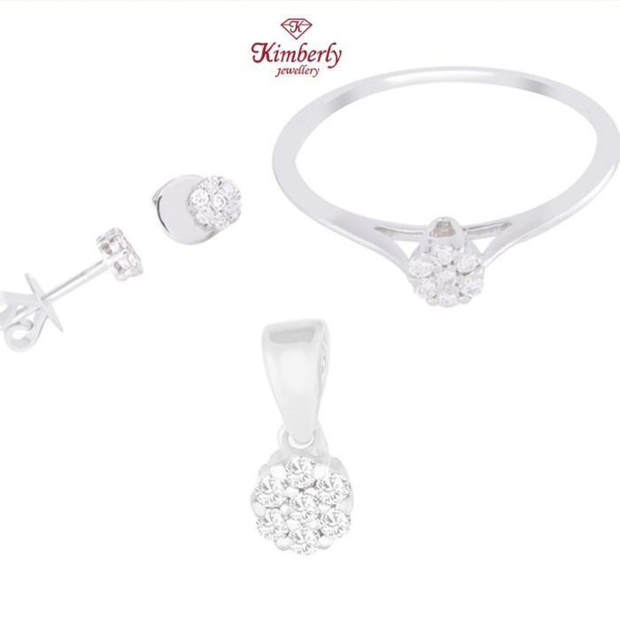 Gambar 1 Set Perhiasan Berlian KPD975858 - Kimberly Jewellery - White Gold dari Kimberly Jewellery Online Kota Administrasi Jakarta Selatan Tokopedia