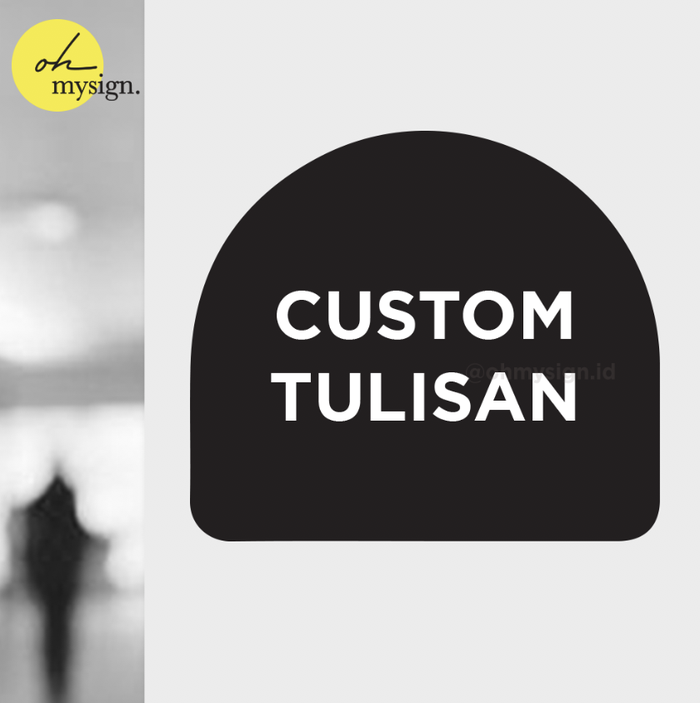 Jual Custom Tulisan Sign Board Akrilik Papan Acrylic Signage Tempel ...