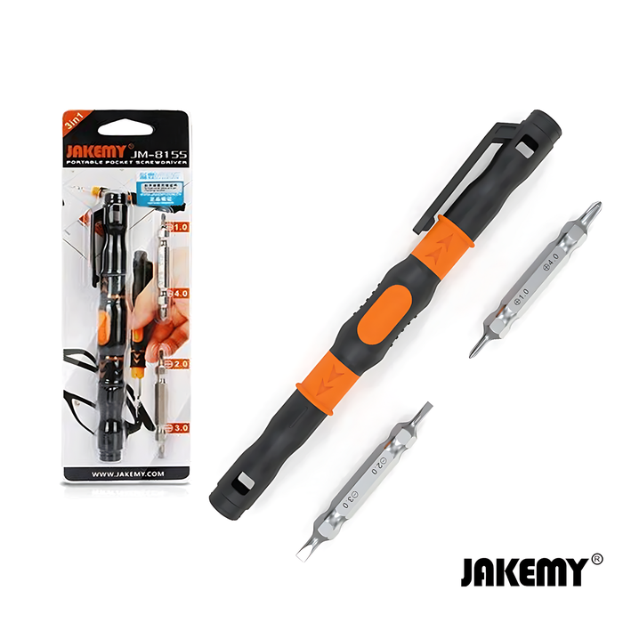 Gambar Jakemy JM-8155 Portable double-head bits screwdriver dari House Sparepart Kab. Tangerang Tokopedia