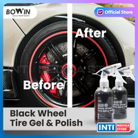 Gambar BOWIN - Black Wheel & Tire Gel Polish 300ml Semir Pengkilap Ban Mobil dari INTI MEDIKA STORE Kota Bandung 2 Tokopedia