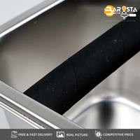 Gambar Knock Box Wadah Ampas Kopi Espresso Barista | Container Stainless Steel Peralatan Pembuangan Coffee Grounds untuk Mesin Kopi Manual & Otomatis | baristadailyID dari baristadaily.id Kota Administrasi Jakarta Barat 3 Tokopedia