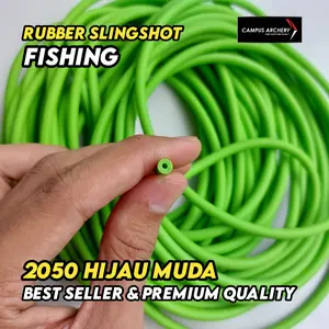 Karet Ketapel 5mm 2050 Rubber Slingshot Hijau Stabilo