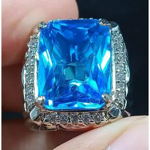 batu cincin blue topas