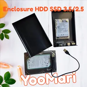 Hardisk internal jadi external USB enclosure SSD case hdd casing Bogor