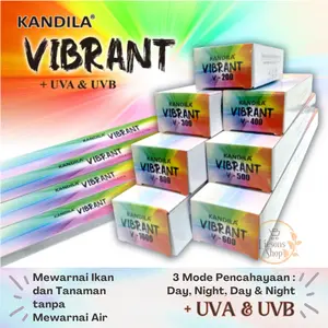 Lampu Kandila VIBRANT Lampu View +UVA&UVB Akuarium Ikan (semua ukuran)