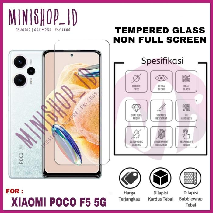 Gambar XIAOMI POCO F5 5G ANTI GORES TEMPERED GLASS BENING NON FULL SCREEN dari MINISHOP OFFICIAL Kota Tangerang Tokopedia