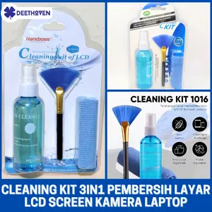 CLEANING KIT 3IN1 PEMBERSIH LAYAR LCD SCREEN KAMERA LAPTOP