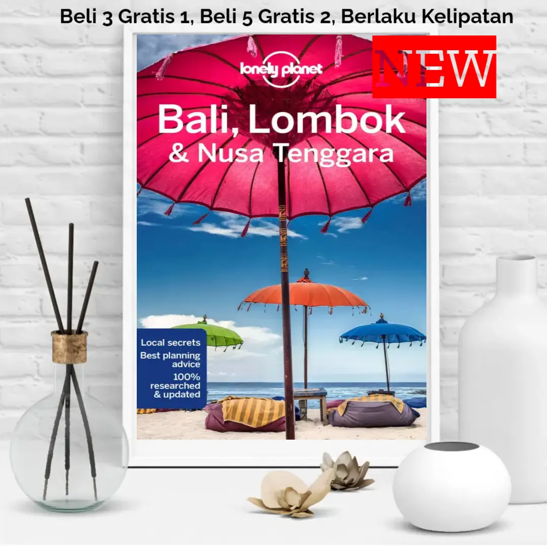 Lonely Planet Indonesia BALI LOMBOK NUSA TENGGARA NEWEST 18th