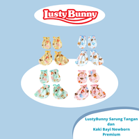 Gambar LustyBunny Sarung Tangan dan Kaki Bayi Newborn Premium st 2142 - Biru dari Lustybunny Baby Kota Administrasi Jakarta Barat 1 Tokopedia