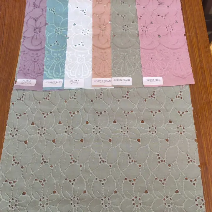kain katun bordir full motif bolong-bolong