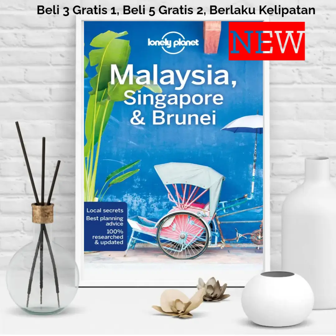 Lonely Planet ASEAN Malaysia, Singapura, Brunei NEWEST 15th