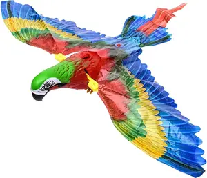 Flying parrot Mainan Burung Kakak tua Terbang Elektronik Dengan Lampu