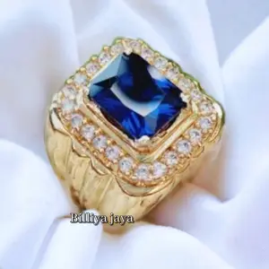 CINCIN BATU ROYAL BLUE SAFIER ORIGINAL