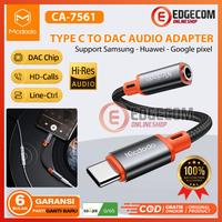 Gambar MCDODO Type C to 3.5mm Headphone HiFi DAC Audio Aux Cable Adapter CA-7561 dari Edgecom Kota Administrasi Jakarta Pusat 1 Tokopedia