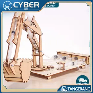 Mainan Rakit Excavator Hidrolik Hydraulic Alat Peraga Fisika Tekanan