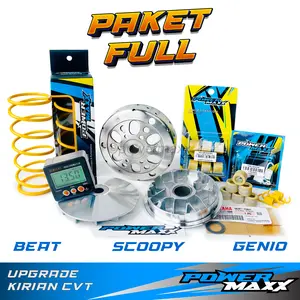 PAKET FULL UPGRADE KIRIAN CVT beat scoopy genio - karbu fi esp deluxe