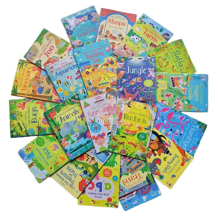 Jual Buku Stiker Ketrampilan Anak Usborne Little First Stickers Book ...
