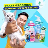 Gambar grooming kucing Shampo Bright n Shiny Paket Grooming ala BAPAK KUCING dari Holycatlabs Official Shop Kota Bandung 1 Tokopedia