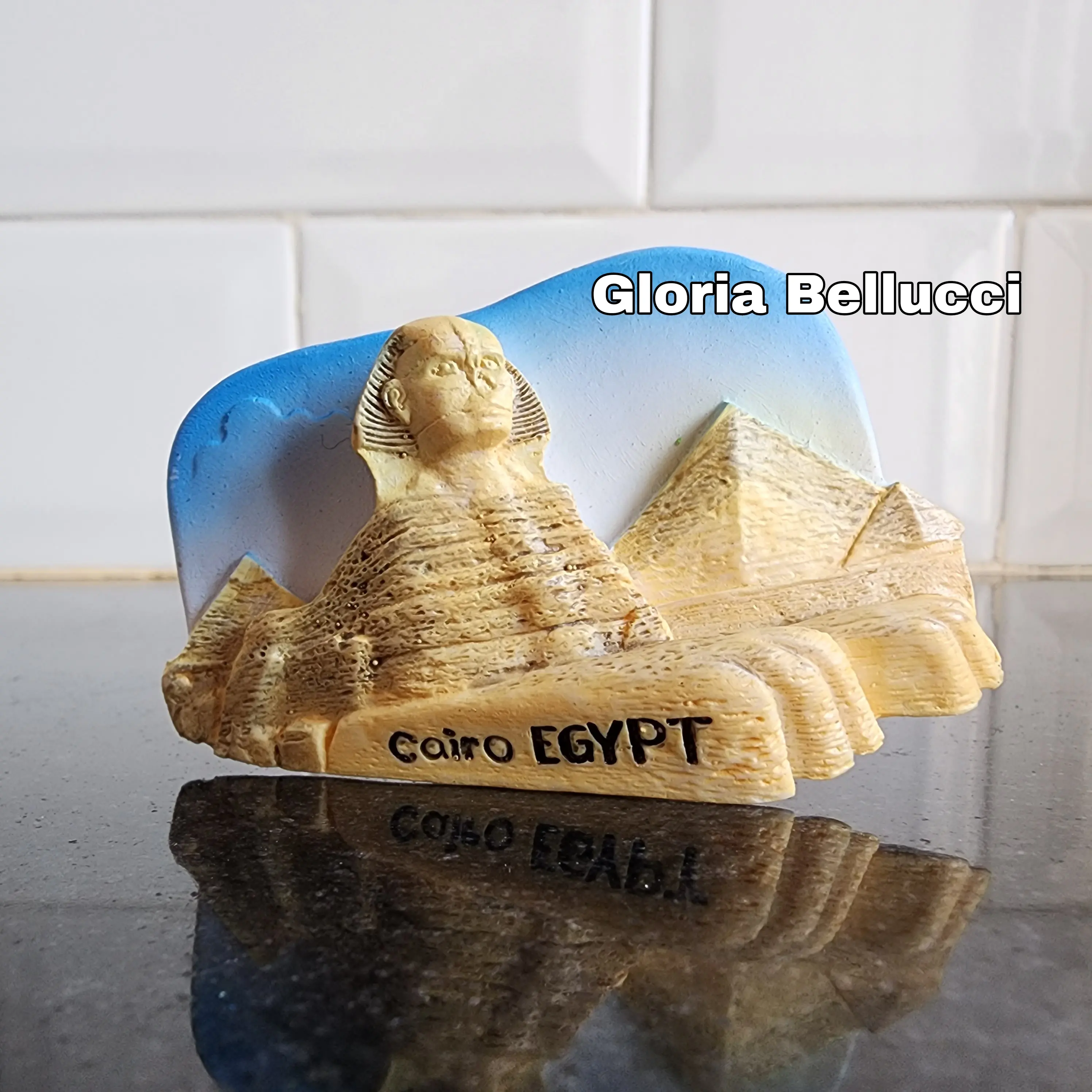 SOUVENIR TEMPELAN MAGNET KULKAS CAIRO MESIR EGYPT CLEOPATRA