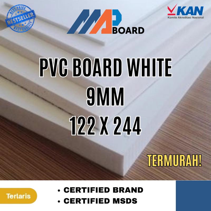 PVC BOARD / PVC FOAM BOARD / MAP BOARD 9MM UKURAN 122x244 CM - Shop ...