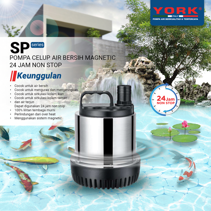 Gambar Pompa Celup Magnetic York - SP 3200 dari Pompa York Official Kota Tangerang Tokopedia