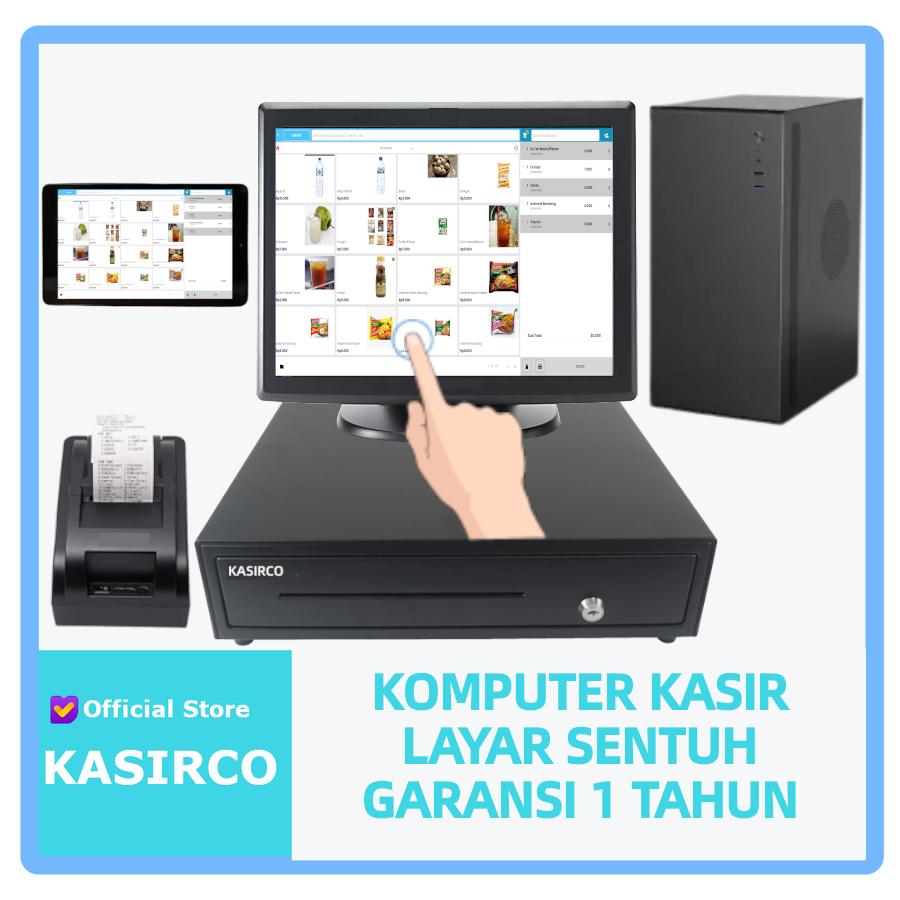Mesin Kasir Komputer Touchscreen Untuk Restoran + Tablet Waiters