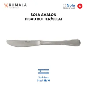 Sola Avalon - Pisau Butter/Selai Stainless Steel 18/10 - 1 pcs