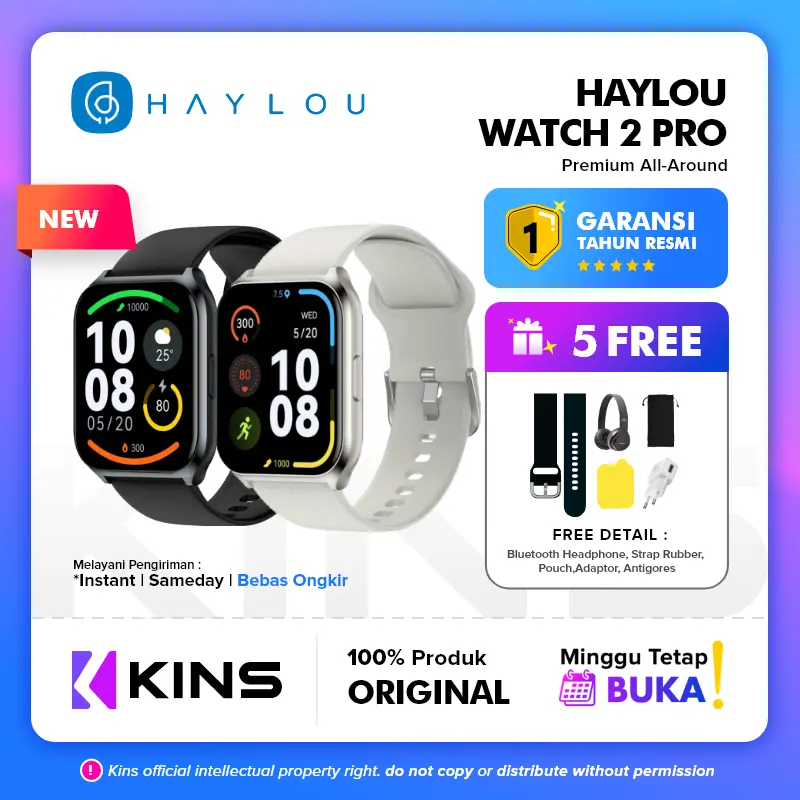 Haylou LS02 Smartwatch 1.4 inch TFT Screen Bluetooth Global Version