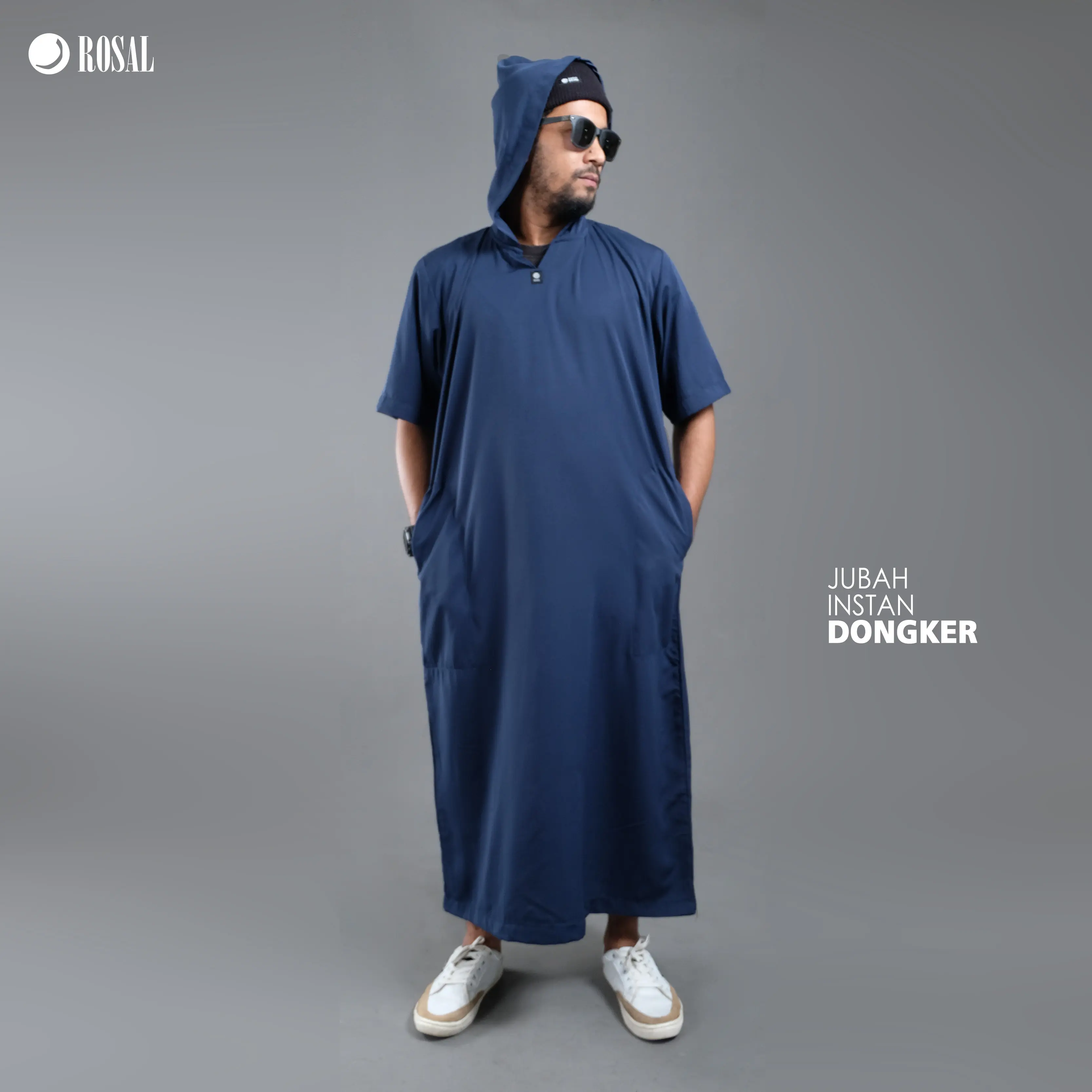 jubah hoodie jubah instan rosal jubah kupluk jubah hitam gamis putih