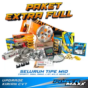 PAKET EXTRA FULL UPGRADE CVT mio sporty soul smile J GT M3 Z gear S