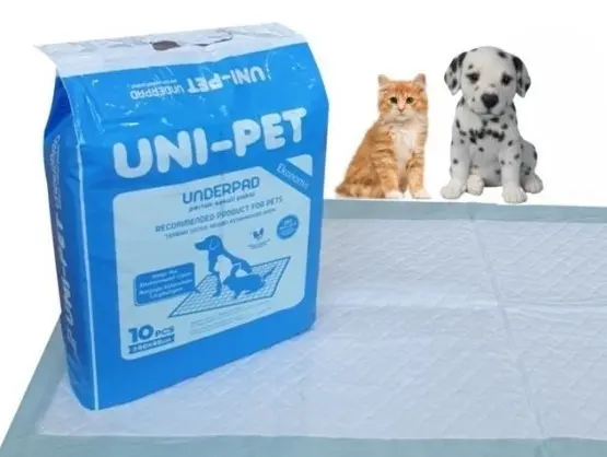 Uni-Pet Underpad 10 pcs 60x45cm - Alas Pipis Anjing Kucing