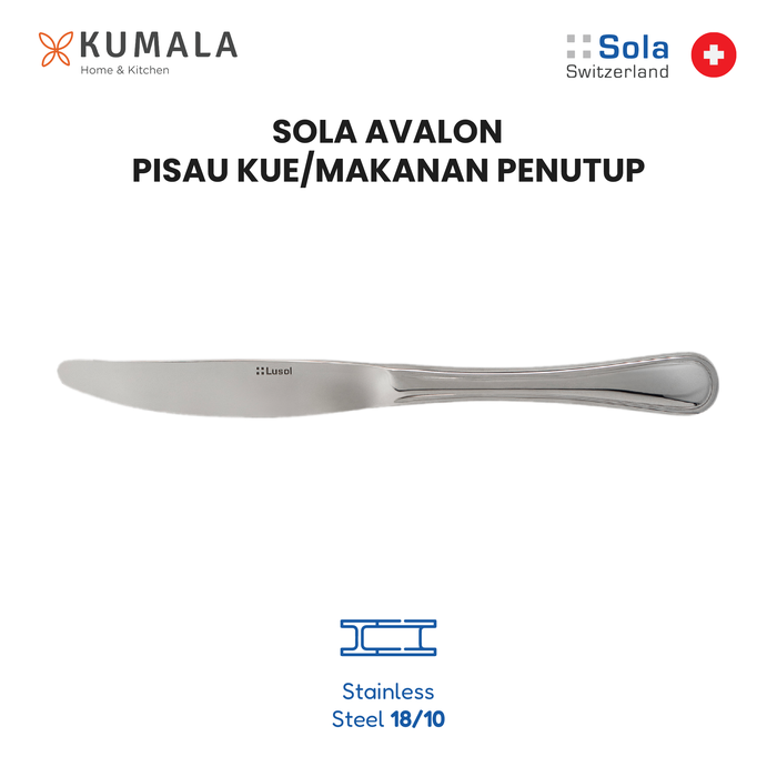 Gambar Sola Avalon - Pisau Kue/Makanan Penutup Stainless Steel 18/10 - 1 pcs dari Kumala Home & Kitchen Kota Administrasi Jakarta Barat Tokopedia