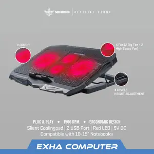 Cooling pad Gaming NYK Nemesis X4 STORM BEAKER