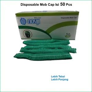 COD Hairnet Mob Cap Pelindung Rambut Kepala 50 Pcs