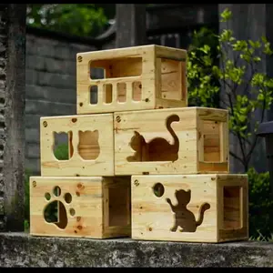 PREMIUM BOX CAT / RUMAH KUCING / KOTAK KUCING BERKUALITAS