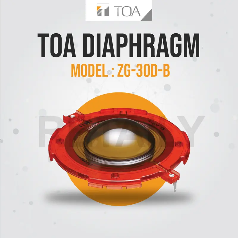 DIAPHRAGM SPEAKER TOA SPULL SPOOL CORONG MODEL ZG-30DB | GARANSI RESMI 0
