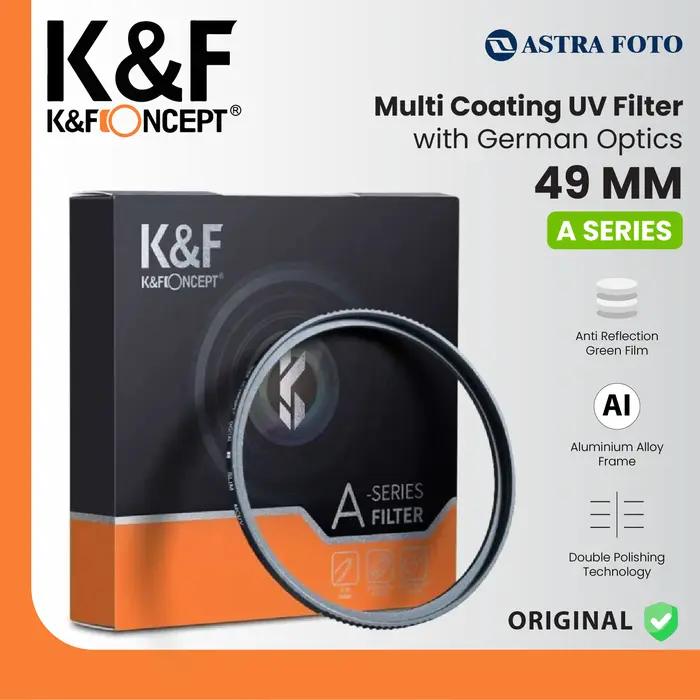 Gambar KNF Concept Filter MC UV Multi Coating A Series 49mm 52mm 46mm K&F - 46mm dari Astra Foto Kota Administrasi Jakarta Pusat 5 Tokopedia