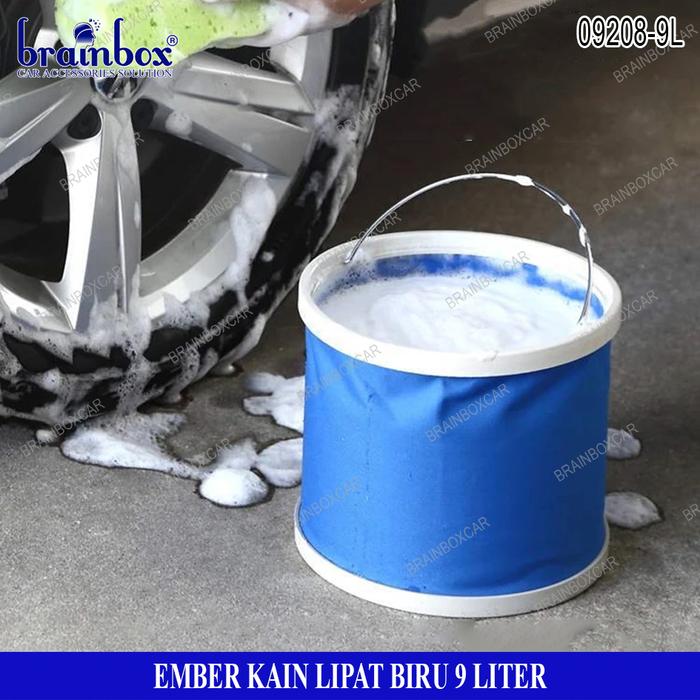 Gambar Ember Kain Lipat Portable 9 Liter Cucian Mobil Folding Bucket dari Brainbox Car and Home Kota Batam Tokopedia