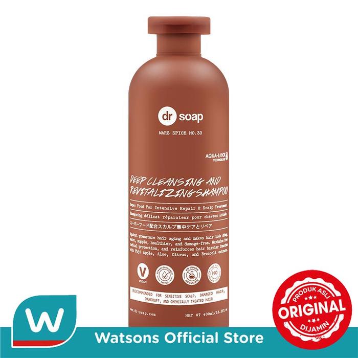 Gambar Dr Soap Shampoo Mars Spice No.33 400 Ml dari Watsons Indonesia Official Store Kab. Tangerang Tokopedia