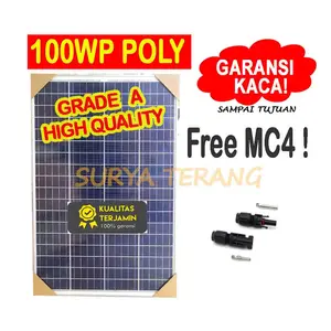 Solar Panel 100p Poly Free Packing Kayu Solar