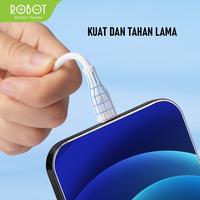 Gambar ROBOT RDY120 3IN1 KABEL DATA USB-A TO C/MICRO/LIGHTNING FAST CHARGING dari btgcom Kota Denpasar 2 Tokopedia