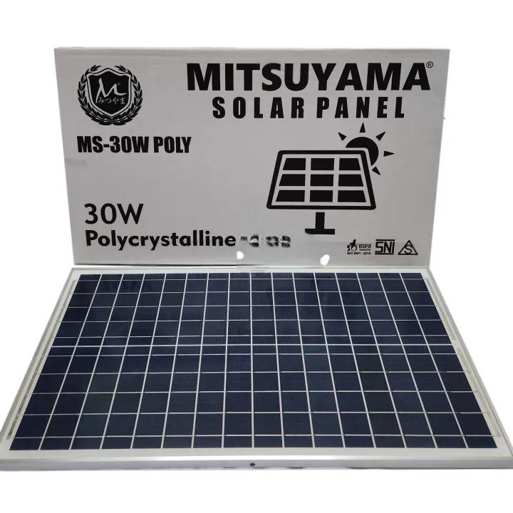SOLAR PANEL 30wp POLY CRYSTALLINE SOLAR CELL PANEL SURYA 30 WATT POLY ...